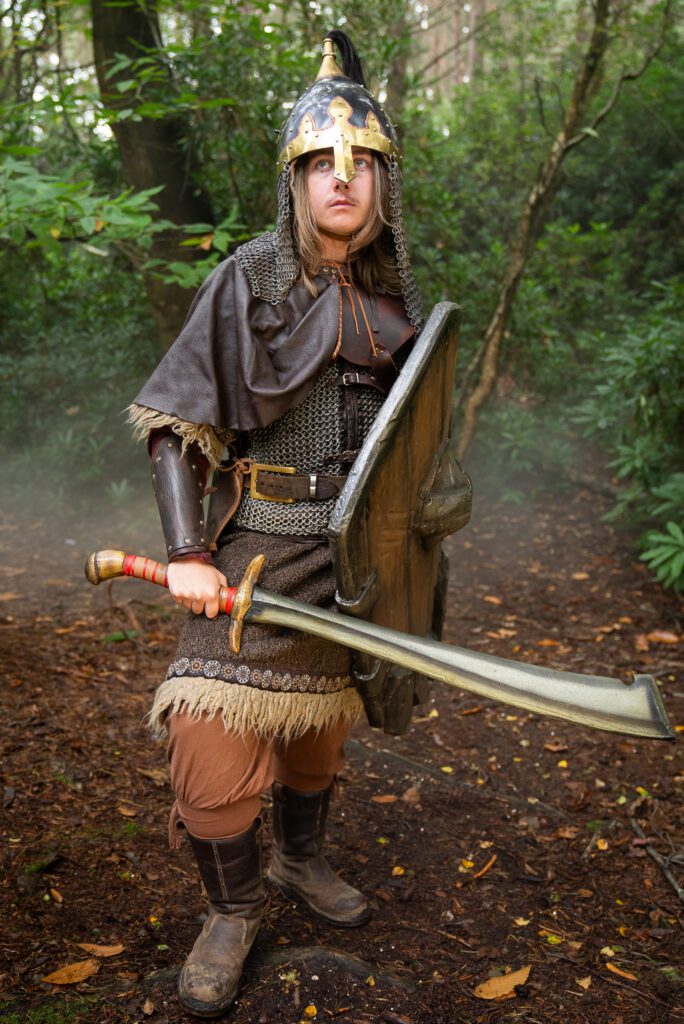 An Urdrevan warrior with a sword and shield. This links to vigour skills